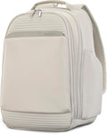 Samsonite Paralux Everyday Backpack - Laptop & Tablet Backpack with 5 Compartments, Removable TecKit™ Pouch, Microsuede Trim, Water Bottle Pockets - Work, Commute & Travel Bag - Stone Grey