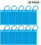 30 Pack Luggage Tags for Suitcases, Airplane Travel Essentials for Flying, International Travel Must Haves, and Luggage Accessories by Sodsay