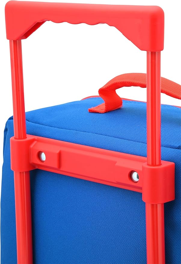 Fast Forward Spiderman Boys 16" Soft Luggage - Cute & Durable Carry-On Suitcase for Travel 16X12X5