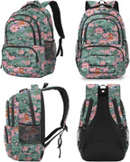 rickyh style School Backpack Travel Bag for Men & Women Lightweight College Back Pack with Laptop Compartmen