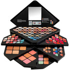 SHANY All in One Color Vibe Makeup Set - 80 Eyeshadows, 20 Lip Colors, 10 Eye Creams, 5 Eye brow makeup, 5 Concealers color corrector, 5 Blushes, 5 face powders and Makeup Mirror.