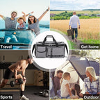 MAXTOP Gym Bag for Women Men Travel Duffle Bag Large Capacity Carry On Weekender Overnight Bag With Shoe Compartment Gym Tote Dry Wet Separation Duffel Bag for Travel