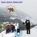 130dB Personal Safety Alarm Ultra Bright Strobe Light. Loud Sound Keychain Siren for Women, Children, Night Runners, Hiking. Bear Alarm Deterrent. SOS Emergency Self Defense Alerts. Black