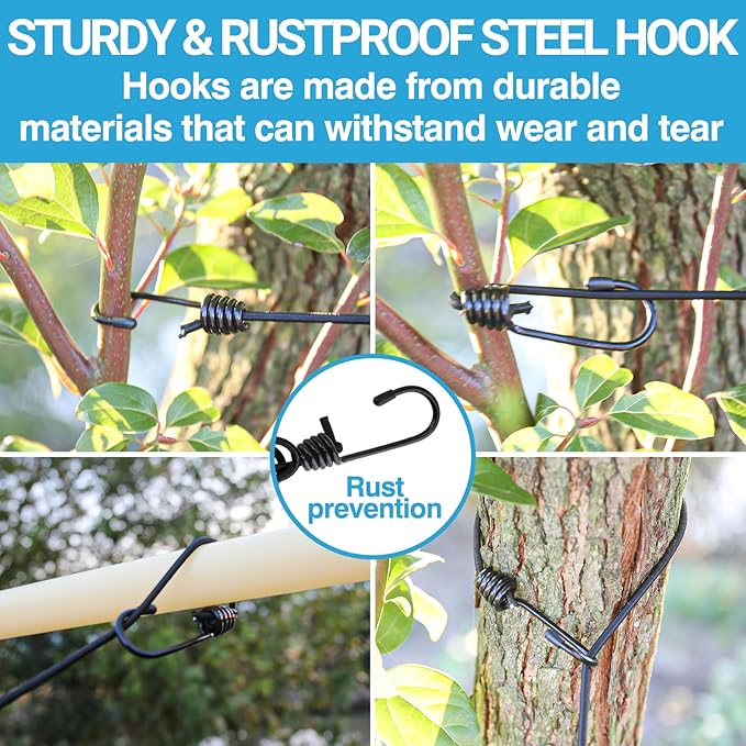 Retractable Travel Clothesline - Glow in the Dark Portable Clothes Line - 12ft/4m Camping Clotheslines for Outside, Hotel Room or Cruise - Laundry Line, Clothes Drying Line, Clothing Line Outdoor