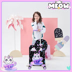 Kid’s Luggage Set 2 Piece Suitcase Set 16’’ Hardside Luggage with Spinner Wheels Girls Carry on Toddler Luggage Travel Rolling Luggage Airline Approved