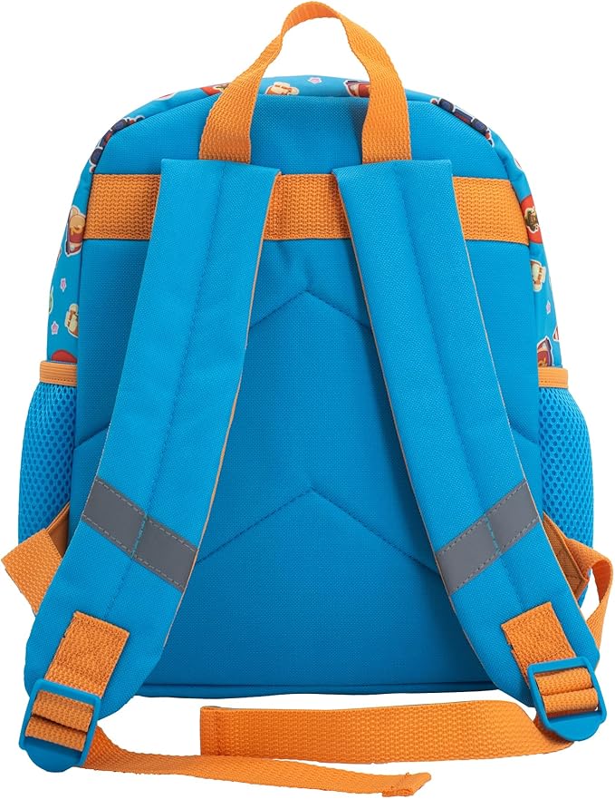 AI ACCESSORY INNOVATIONS Bluey Interactive 12” Mini Backpack For Kids, Bluey & Bingo School Bag for Pre School & Kindergarten, Blue