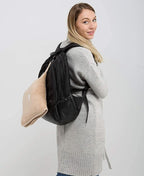 BlueHills Premium Soft Tall Travel Blanket Pillow for Airplane Traveling Essentials Long Flight Trip Throw in Bag case with Backpack Clip Compact Large Plane Accessories Beige T053