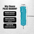 Police Magnum Personal Safety Alarm & Pepper Spray Combo Self Defense Pack for Women- Loud 135db Siren with Light & Max Strength Flip Top Pepper Spray Protection