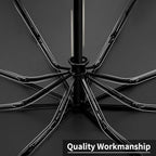Seniny Windproof Travel Umbrella, Automatic Umbrellas for Rain, Portable & Compact Umbrellas for Backpack, Strong UV for Protection, Folding Small Sun Umbrella for Car, Walking