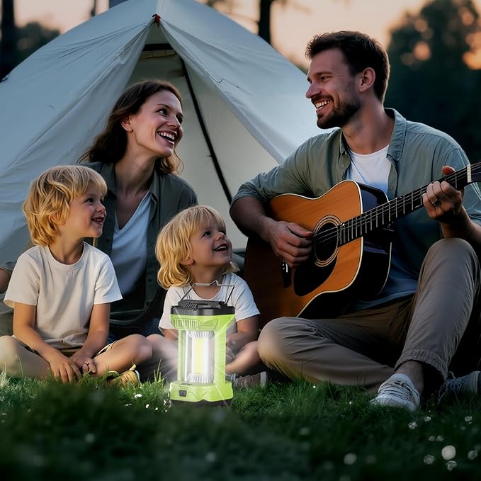 AlpsWolf Camping Lantern Rechargeable, 4000LM LED Lanterns for Power Outages, 4600mAh Super Bright Portabl Lantern & Lights for Emergency, Hurricane, Camping