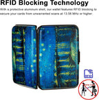 Credit Card Holder Small RFID Blocking Wallet Business Metal Slim Mini Aluminum Hard Case for Women Men