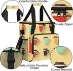 Coffee Maker Carring Bag Travel Storage Tote Bag Compatible with Keurig K-Mini or K-Mini Plus Portable Single Serve Coffee Brewer Case with Pockets for K-cup Pods(Bag Only)