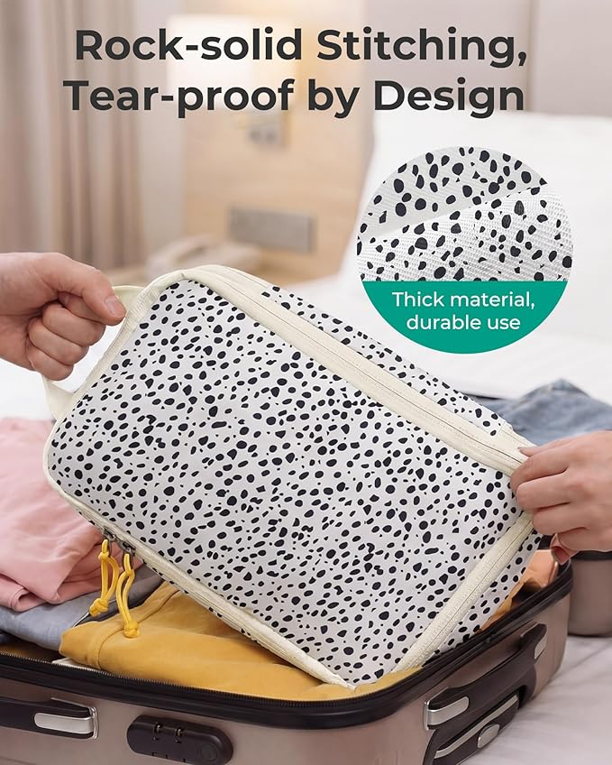 BAGSMART 6 Set /4 Set/2 Set Compression Packing Cubes for Travel, Lightweight Luggage Organizer Bags, Durable Space Saver Bags Travel Essentials