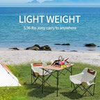 SHANQUAN 2 Pack Folding Camping Chair, Compact Camp Chair,Outdoor Lawn Portable Lightweight Backpacking Chair with Carrying Bag for Outdoor Camp,Travel,Beach,Picnic,Fishing, Hiking (Beige)