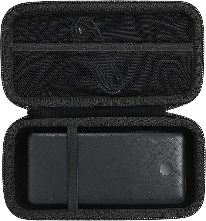 khanka Hard Travel Case Replacement for Anker 325/535 Power Bank PowerCore 20K Portable Charger 20000mAh, Case Only (Black)