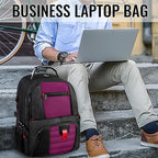 YOREPEK Large Backpack for Men, Extra Large Laptop Backpacks for Men Women, Water Resistant Travel Backpack Airline Approved Business Work Bag Fits 18.4 Inch Computer, Black