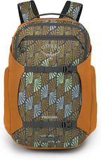 Osprey Proxima 30L Campus Laptop Backpack - Organized Everyday Pack with Tech Storage, Bottle Pockets, and Comfortable Carry - Perfect for College, Commute, and Travel, Kazuma Print/Toffee Orange