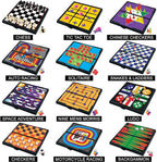 Gamie Magnetic Board Travel Games for Kids, Includes 12 Retro Fun Games - 5" Compact Design, Individually Boxed Travel Essentials for Kids Road Trip/Airplane/Camping, Stocking Stuffers for All Ages