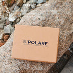 Polare Slim RFID Blocking Leather Passport Holder Travel Bifold Wallet For Men (Coffee)