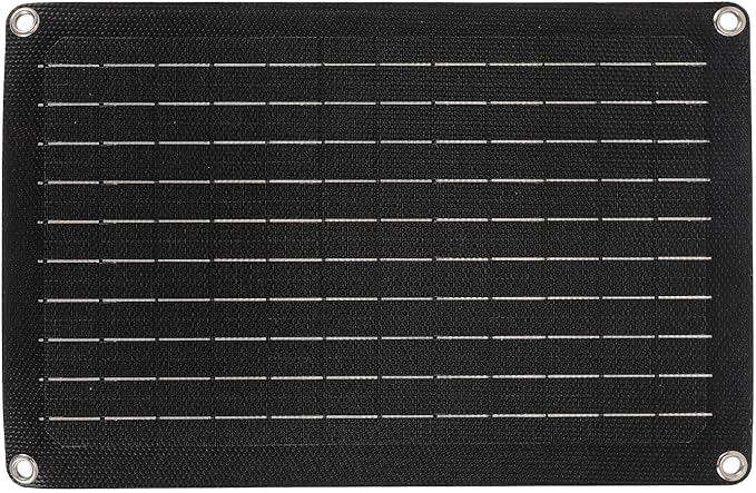 20W Solar Panel Portable Water Fast Charge Solar Charger PD Dual Output USB Foldable Solar Power Charger for Outdoor Activities Monocrystalline Silicon ABS 32x21.5cm