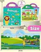 Walenced Reusable Sticker Book for Toddlers, Stickers for Kids, Toddler Sticker Book, Toddler Craft Activities, Toddler Travel Toys Boy Girl Birthday Gifts