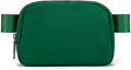 YOSHUYUKI Cross Body Fanny Packs for Women Men Fashion Waist Bag Pouch Nylon Small Travel Crossbody Bags Mini Purse Everywhere Belt Bag Bum Bag for Workout Running Hiking Everglade Green