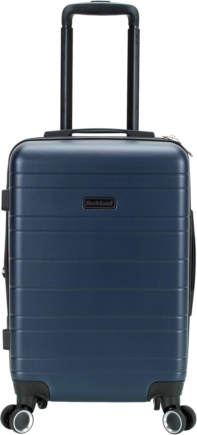 Rockland Palm Beach Hardside 20" ABS Carry On, Navy