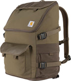 Carhartt 35L Nylon Workday Backpack, Durable Water-Resistant Pack with 15" Laptop Sleeve and Adjustable Shoulder Straps, Tarmac