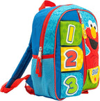 AI ACCESSORY INNOVATIONS Sesame Street Fun Interactive Backpack Mini Backpack For Kids, Boys & Girls Learning Pre School School Bag, 12”