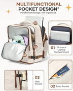 coofay Extra Large Travel Backpack Carry on Flight Approved Mochila De Viaje Personal Item Backpack for Airlines Frontier Airlines Personal Item Bag Backpack for Travel Backpacks for Men Women