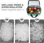 Soft Insulated Cooler Bag Collapsible Large Travel Coolers Soft Sided Coolers Ice Chest, Leakproof, Waterproof