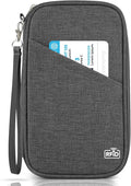 Passport Holder Family, Women RFID Blocking Passport Wallet, Travel Essentials Premium Wallets, Waterproof Passport Holders Bag for Men Traveling, Travel Document Organizer Credit Cards Case