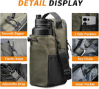 Magnetic Gym Bag for Women and Men, Magnetic Water Bottle Holder with Strap and Phone Pocket