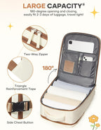 coofay Travel Backpack Carry on Flight Approved Mochila De Viaje Personal Item Travel Bag Backpacks for Travel Backpacks for Men Women Carry on Backpack for Airplanes 18x14x8 Inches Travel Bag