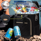 Backpack Cooler Insulated Leak Proof, Lightweight Soft Sided Cooler Backpack for Men Women, Waterproof Beach Cooler Bag Lunch Backpack for Camping Hiking Picnic Fishing Travel Outdoor
