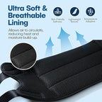 4 Pack Airplane Foot Hammock – Leg Pressure Relief Footrest for Plane Travel, No-Collapse Bamboo Support with Memory Foam Cushion, Adjustable Foot Sling for Long Flights & Office