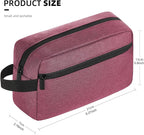 Icramsy Travel Toiletry bag Toiletry bag for women men Hanging Cosmetic bag Travel accessories for Women Men (Purplish red)