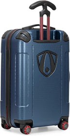 Traveler's Choice Maxporter II Polycarbonate Hardside Trunk with Spinner Wheels, Navy, 22-Inch Carry-on Luggage