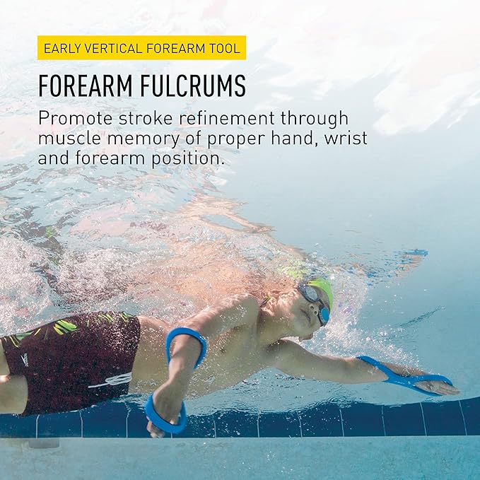 FINIS Forearm Fulcrum Swim Trainer - Promotes Early Vertical Forearm Position - Improves Stroke Technique - Adults