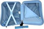 Fast Forward Ride-On 18" Suitcase For Kids/Tow-Along Toddler Carry-On Luggage With Wheels (Bluey)