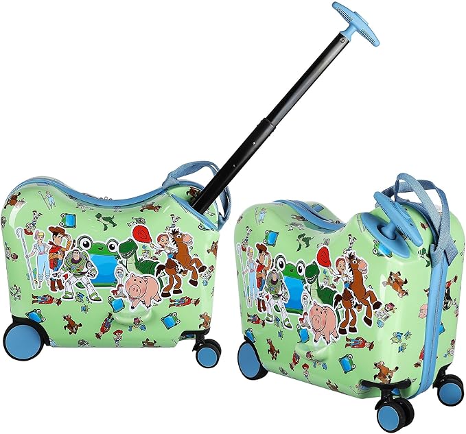 Bioworld Toy Story Kids Ride-On 15" Luggage For Travel and Adventures