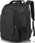 MATEIN College Large Travel Backpack, TSA Expandable Laptop Backpack, Anti Theft Computer Bag Fit 17.3 Inch Laptop Water Resistant College Computer Bag Gift for Men Women, Black