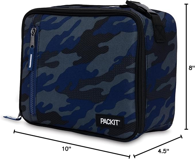PackIt, Lunch Box Freezable Sporty Camo Navy