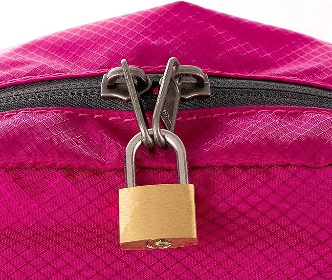 Juvale Luggage Locks with Keys - Mini Lock for Diaries & Jewelry Boxes - Travel Security for Suitcases & Bags - 12 Pack, 0.7 x 1.2 x 0.25 in, Gold & Silver