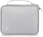RFID Blocking Travel Wallet, RFID Passport Wallet for Women/Men,Tote Passport Holder for Travel Family, Waterproof Passport Holders Bag,Travel Document Organizer Credit Cards Case(Grey-Large)