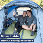 Camping Tent, Pop Up Instant Tent for 2-3 Person, Sets Up in Just Seconds, Waterproof Durable Tent with Carry Bag for Camping Hiking Outdoor