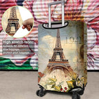 Travel Luggage Cover Suitcase Protector Fits 18-32 Inch Wheel Covers PatternedTravel Related Items Flower Luggage Protector Elastic M