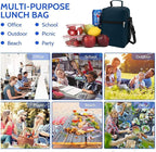 ZM-YOUTOO Lunch Box for Men - Reusable Lunch Bag Men Adult Women- Insulated Small LunchBox