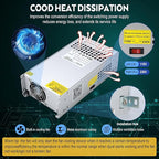 VAYALT DC 12V 100A 1200W Switching Power Supply, 110V/220 V Power Supply AC to DC Converter, Universal Regulated Switching,12V Power Supply for CCTV Camera System,3D Printer,Led Strip,Computer Project