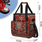 Coffee Maker Travel Bag Compatible with Keurig K-Mini, K-Mini Plus or Other Accessories, Portable Coffee Maker Case with Shoulder Strap for Travel(Bag Only)